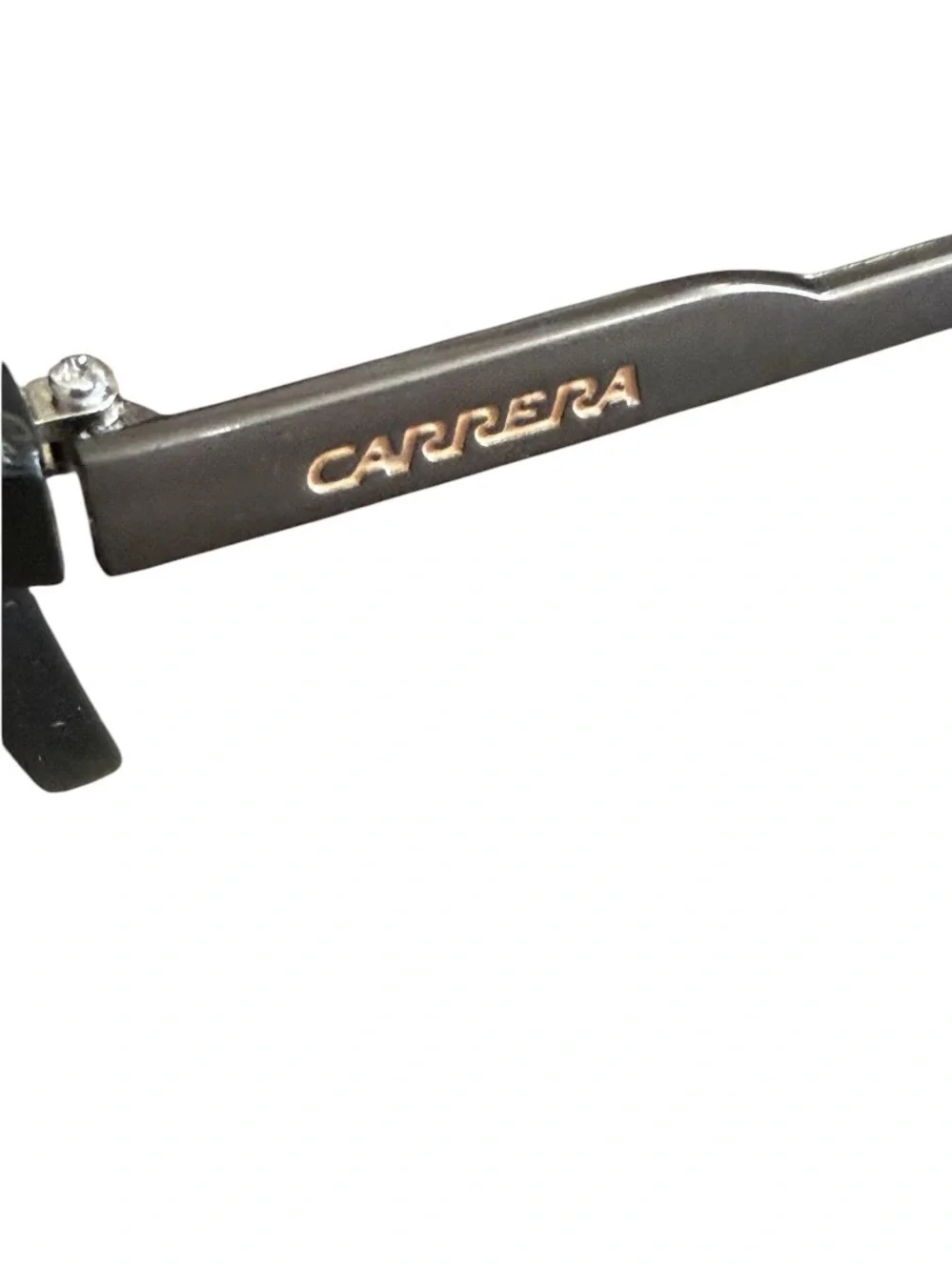 Carrera Men’s Black Gradient Aviator Sunglasses Black UV Protection Logo NWOT